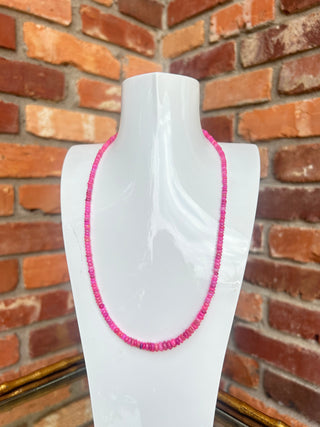Ethiopian Opal Pink Necklace