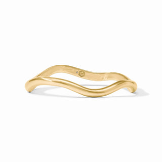 Wave Bangle-Gold-M