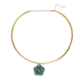 Amalfi Floral Choker, Emerald
