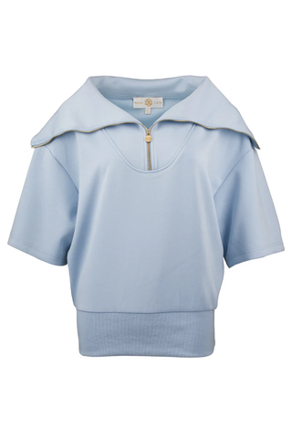 Josie Shortsleeve Sweatshirt in Blue