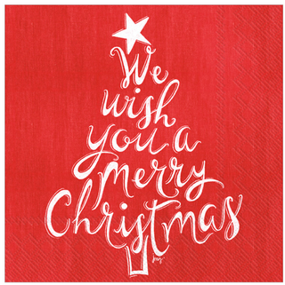 Christmas Wishes Cocktail Napkin
