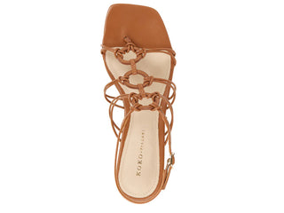 Catia Sandal, Tan Leather