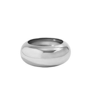 Domed Bangle, Silver