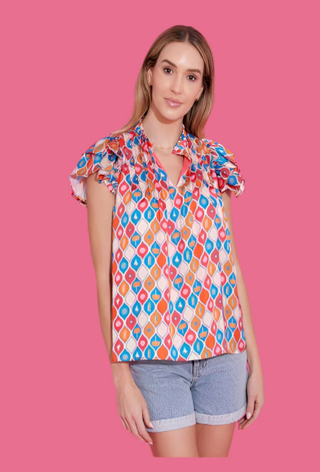Mattie Top in Cream Surfboard
