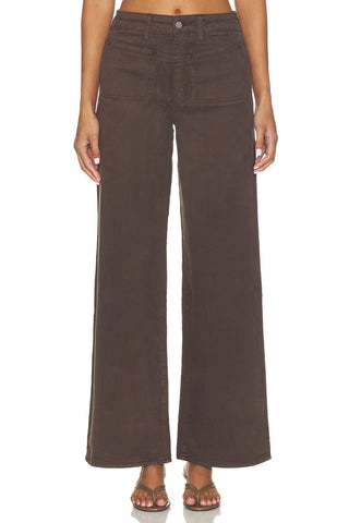Anessa 31" W/ Front Yoke + Stitch Through Pockets - Rich Chocolate, Rich Chocolate