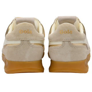 Firefly Metalic Sneaker, Gold/Off White