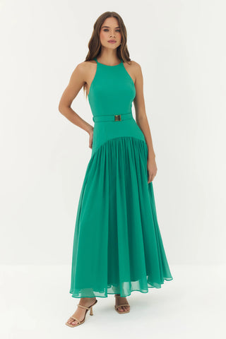 Abbey Dress, Green