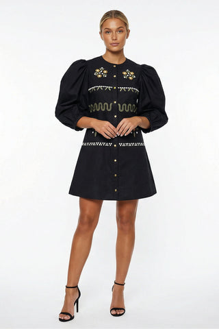 Pomender dress, Black