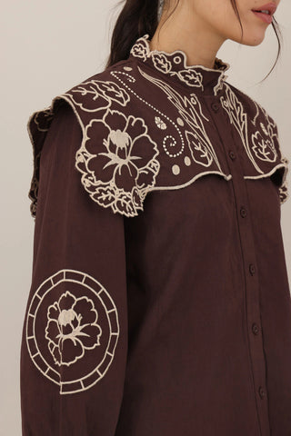 Camalote Shirt, Brown