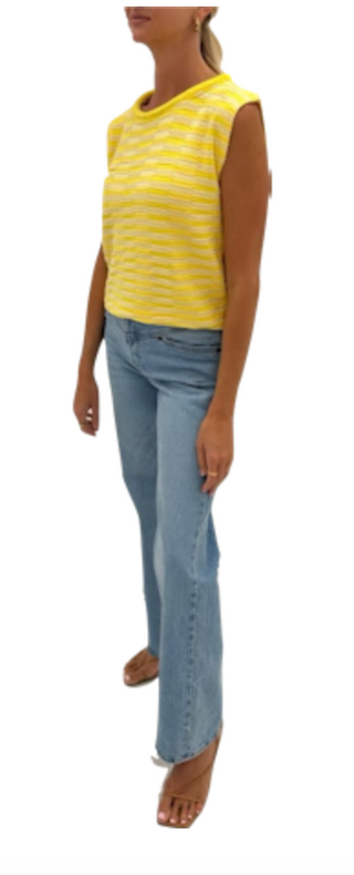 Camille Top in Bright Yellow