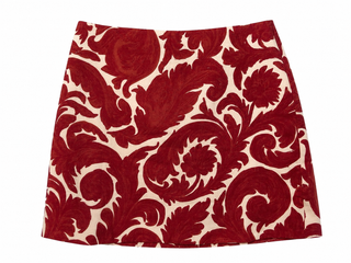 Blaire Skirt, Maroon Paisley