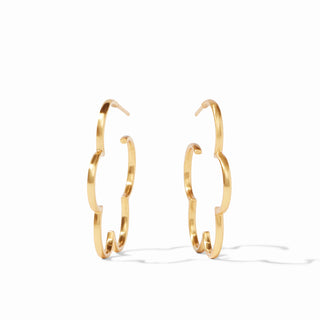 Gardenia Hoop-Gold-M