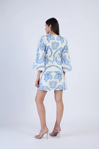 Kennedy Dress, Monaco Celeste