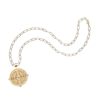 Sisters Forever Pendant Coin - 18" Link