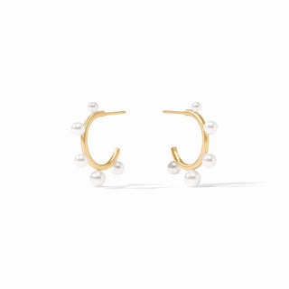 Hydra Stone Hoop-Pearl-S