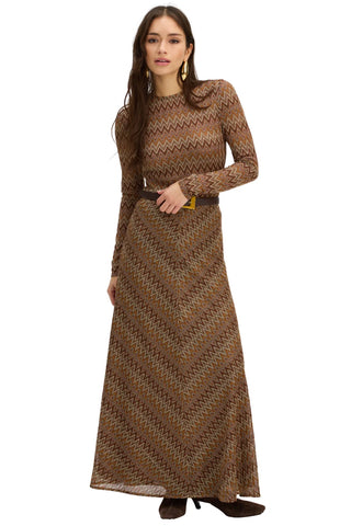 Noelle Top, Chestnut Multi