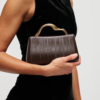 Nichelle Clutch - Espresso