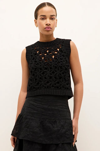 Thea Shell Top, Black