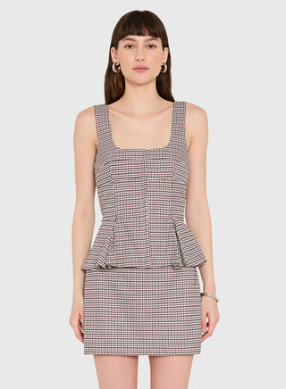 Dayna Top, White Multi