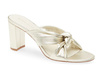 Paxton in Gold Metallic Leather