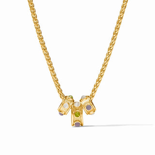Cobblestone Loop Necklace - Multi Stone Cat'S Eye