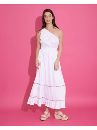 Addison Dress in Bright White