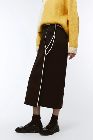 Magangue Skirt , Chocolate