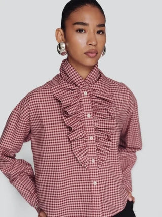 Laurel Blouse, Vichy Red