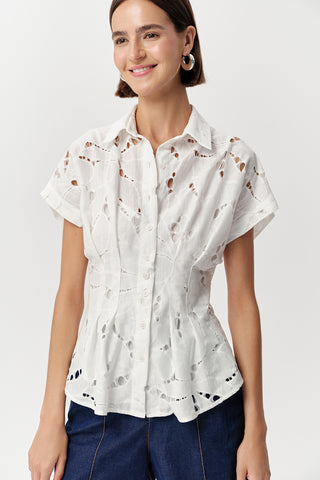 Adalene Shirt, Bone