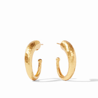 Hammered Hoop-Gold-M