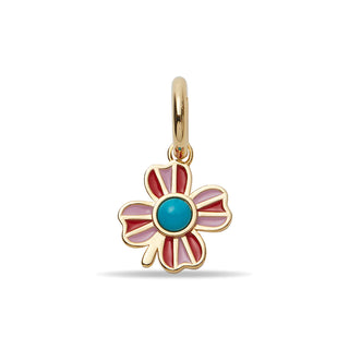 Orchid Clover Charm