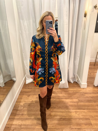 Jenny Dress, Bright Floral