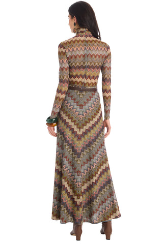 Olive Skirt, Olive Chevron