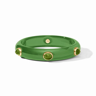 Carnaby Stone Bangle-Palmetto Green-M