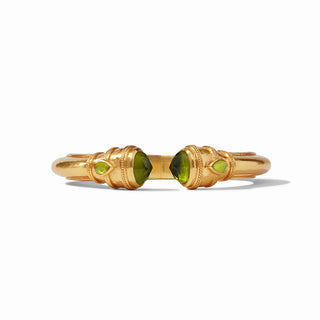 Cannes Demi Cuff-Iridescent Palmetto Green-OS