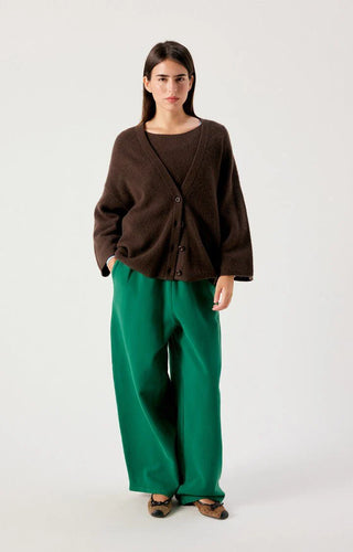 Women's Cardigan Damsville, Brune Chine