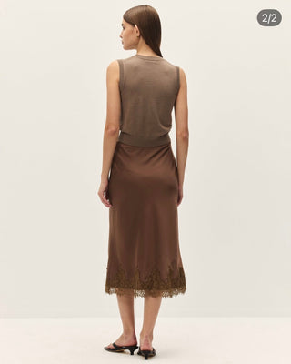 Enid Skirt , Mocha