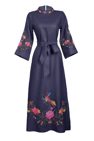 Asia Dress, Navy