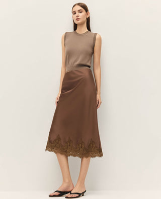 Enid Skirt , Mocha