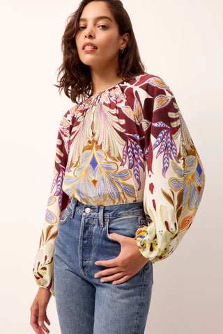 Arabella Blouse in Tranquility
