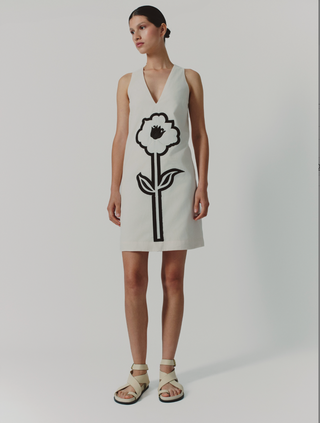 Guiro Dress, Ivory