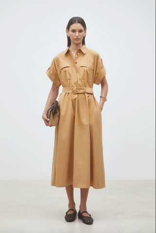 Cristal Dress, Camel