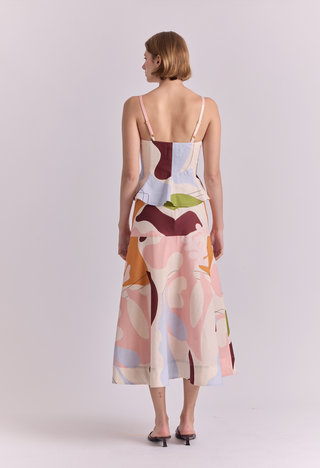 Amber Top, Hojas White