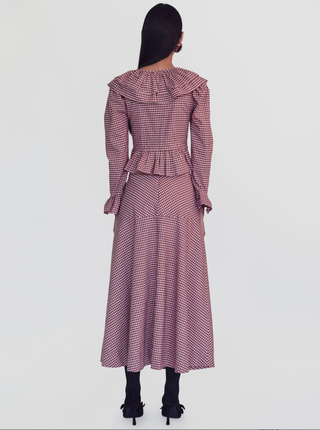 Valencia Skirt, Vichy Red