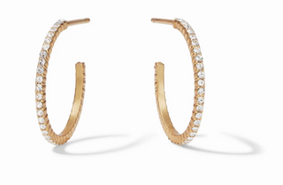 Windsor Crystal Hoop - Large