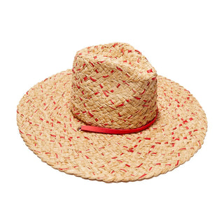 Tina Straw Hat - Scarlet
