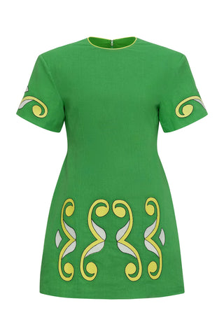 Monroe Dress in Kelly