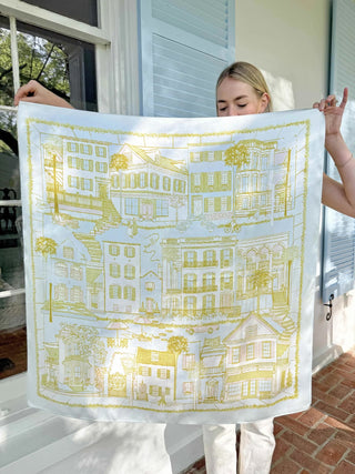 Charleston Scarf- 26 X 26