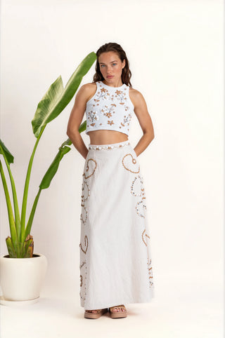 Bronwyn Maxi Skirt, Off-White