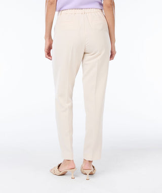 Cream Chino City Trousers